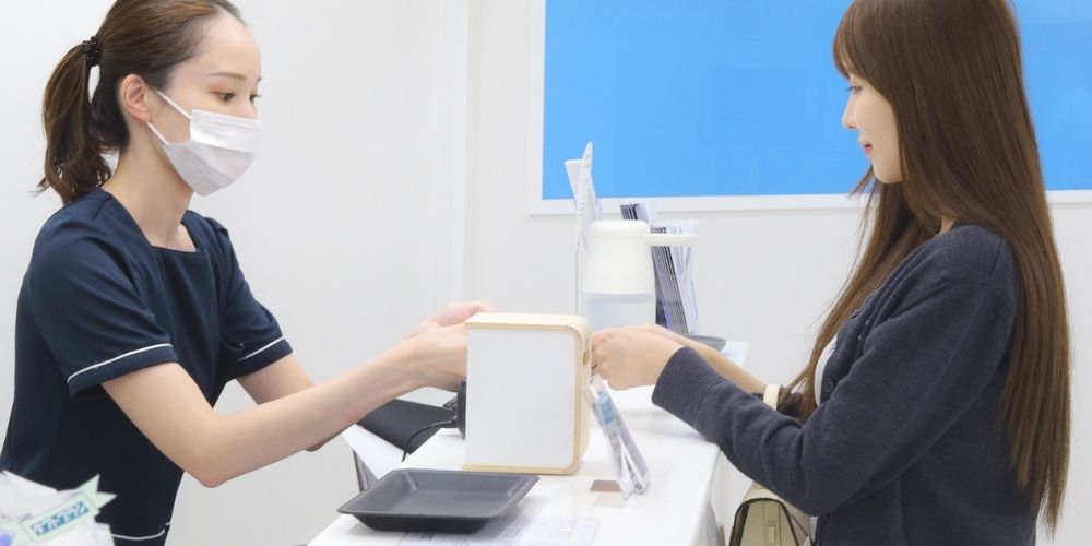 DDデンタルクリニックの受付