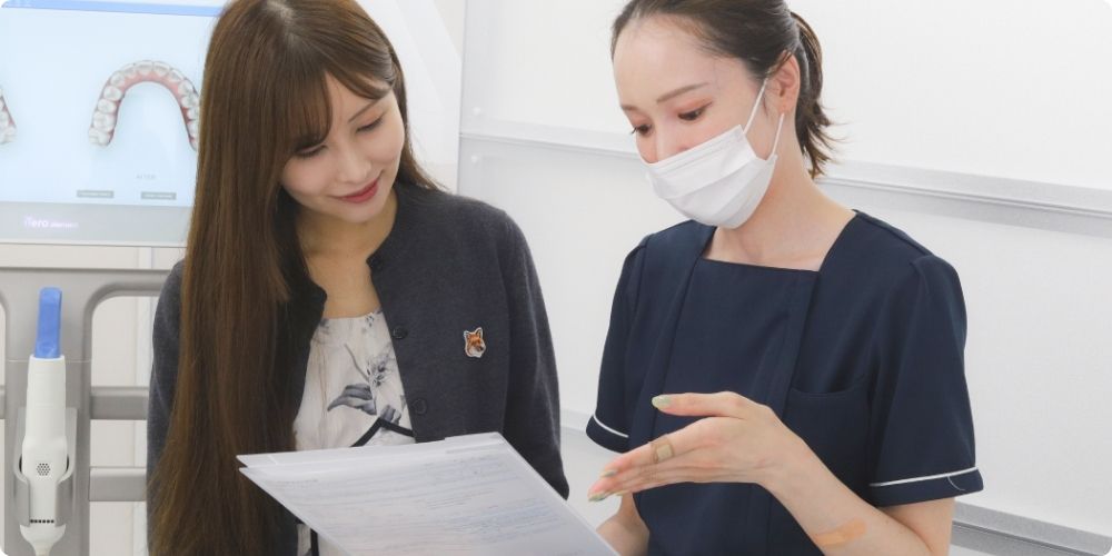 キレイライン矯正の初回検診は話を聞くだけでもOK