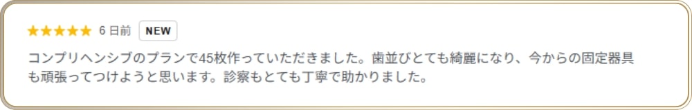 京都四条矯正歯科クリニックの口コミ