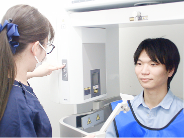 精密検査設備で歯と顎の状態を詳細に診断