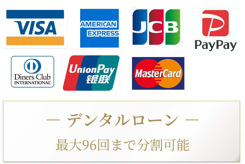 リーズナブルな治療価格と柔軟な支払方法